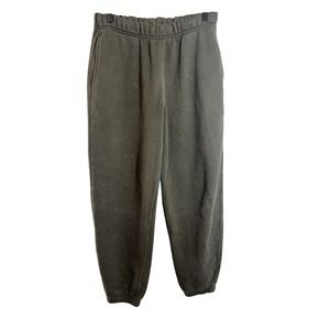 GU Mens Olive Green Fleece Lined Jogger Sweatpants Size M 828-465264